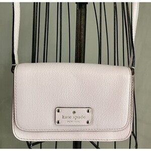 Kate Spade New York Small Finn Pink Crossbody Pebbled Leather EUC